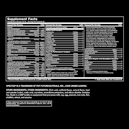 Animal Pak Powder Multivitamin Orange Crush by Universal