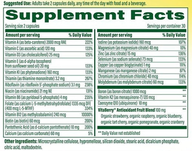 Men's Whole Body Multi Capsules by MegaFood