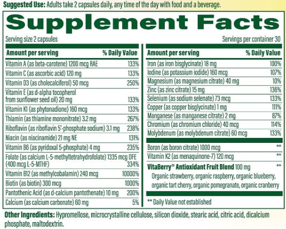 Women's Whole Body Multi Capsules by MegaFood