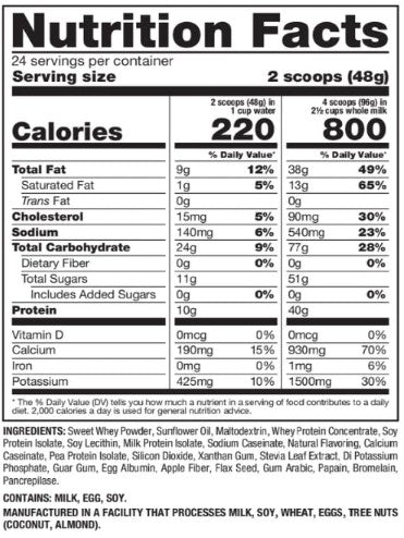 Weight Gain Natural Vanilla by Naturade