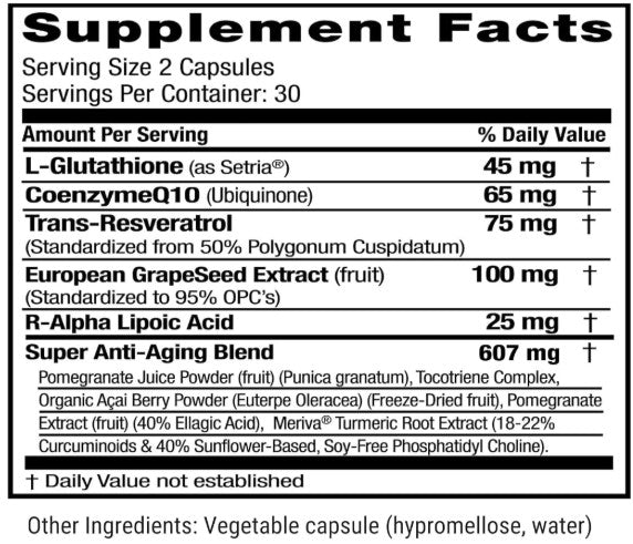 Anti Aging Cellular Complex Capsules by Emerald Labs