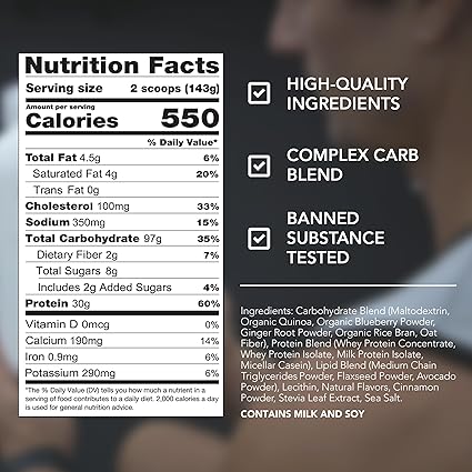 Clean Gainer 10lb Natural Cinnamon Toast Cereal by Rival Nutrition