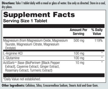 Once Daily Magnesium 500mg Tablets by Kal
