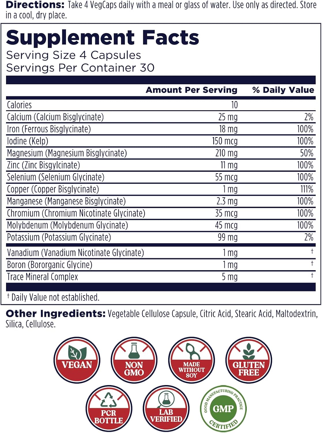 Total Mineral+ Capsules by Kal
