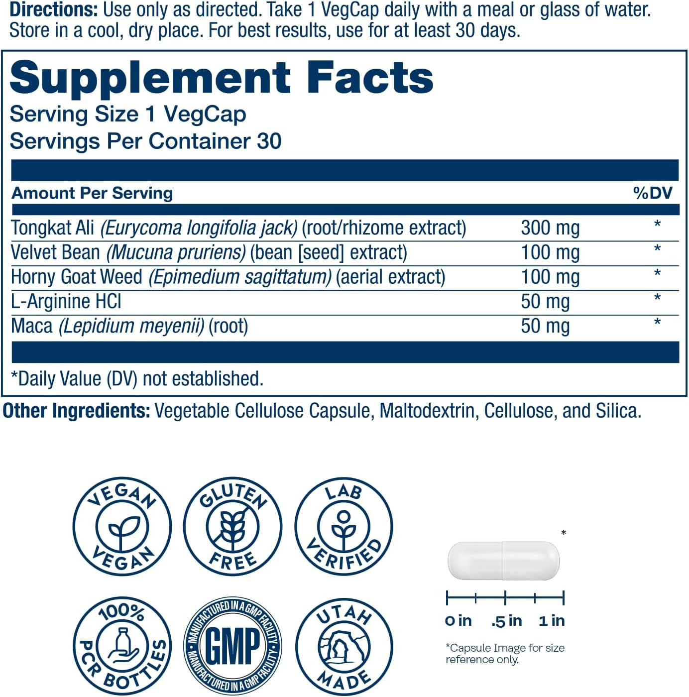 Men's Libido Support Capsules by Solaray