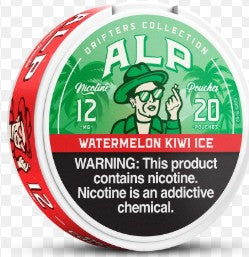 Watermelon Kiwi 12mg Nicotine Pouches by Alp Supply Co