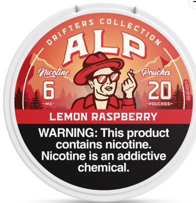Lemon Raspberry 6mg Nicotine Pouches by Alp Suply Co