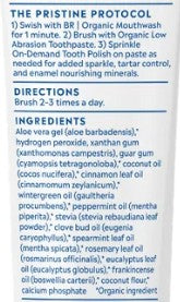Organic Low Abrasion Cinnamint Toothpaste by Essential Oxygen