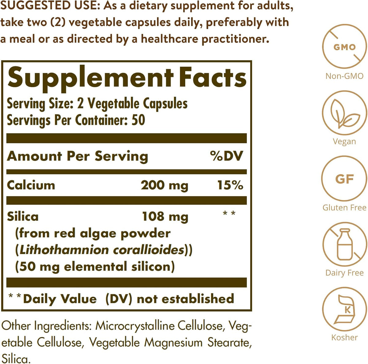 Oceanic Silica Capsules by Solgar