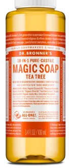 Tea Tree Liquid Castile Soap by Dr Bronner's