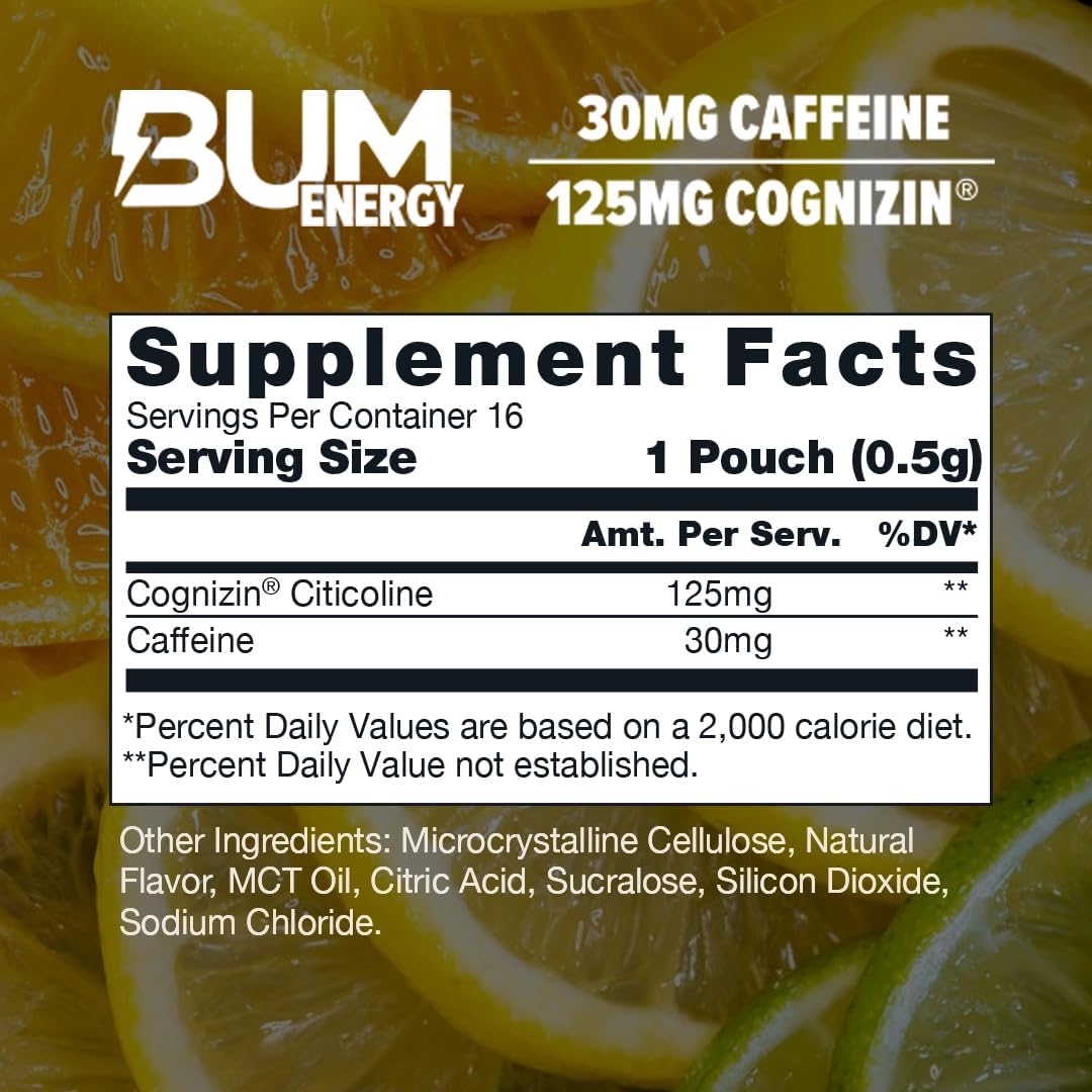 Bum Energy Pouch Citrus by Raw Nutrition