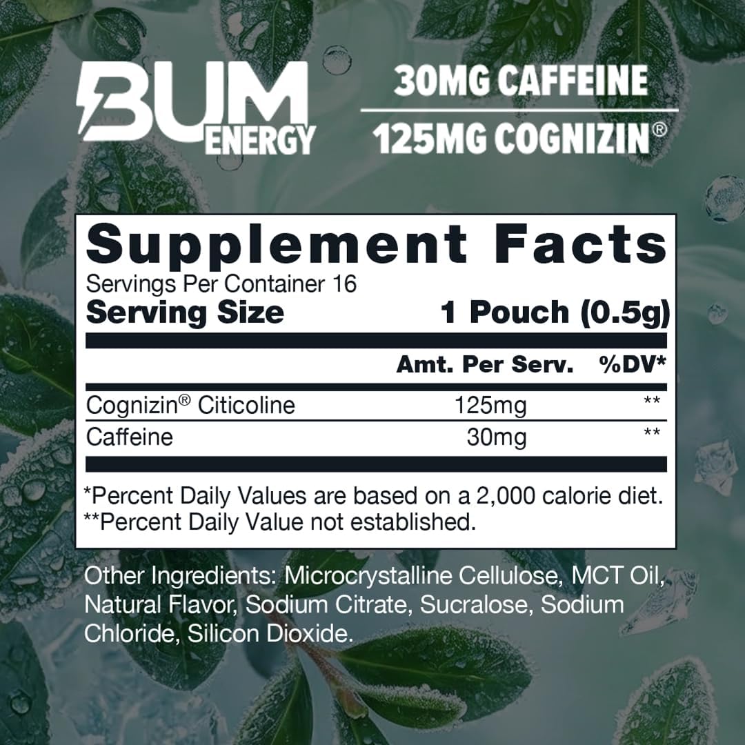 Bum Energy Pouch Peppermint by Raw Nutrition