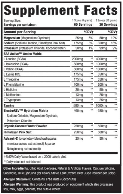 Amino + Hydration Razzle Berries by Muscle Sport