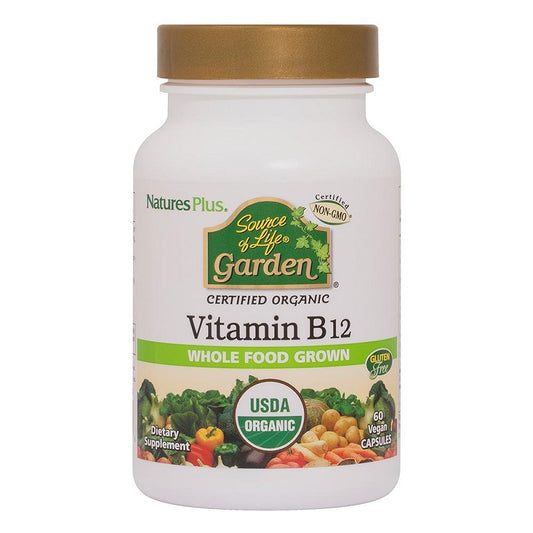 Source of Life Garden Vitamin B12 1,000mcg 60VegCaps by NaturesPlus