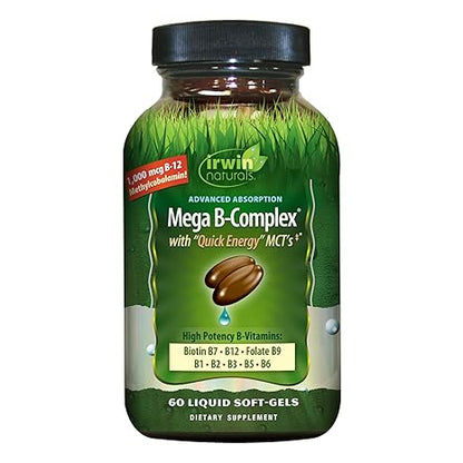 Irwin Naturals Mega B-Complex Softgels