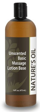 Nature's Oil Unscented Basic Lotion Base 16oz