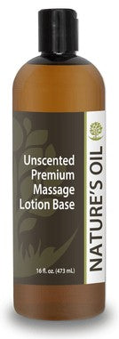 Nature's Oil Unscented Premium Lotion Base 16oz