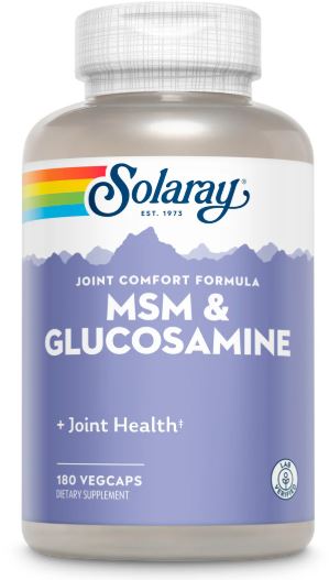 MSM & Glucosamine 180VegCaps by Solaray