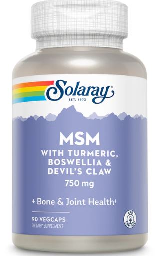 MSM 750mg 90VegCaps by Solaray