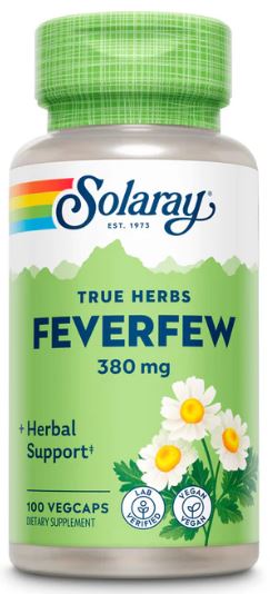 Feverfew 380mg 100VegCaps by Solaray