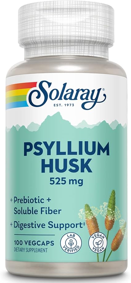 Psyllium Husk 525mg 100VegCaps by Solaray