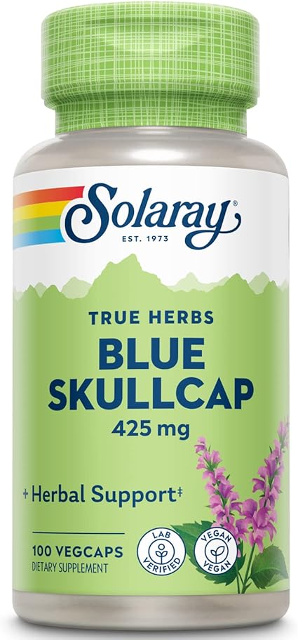 Blue Skullcap 425mg 100VegCaps by Solaray