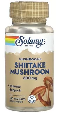 Solaray Shiitake Mushroom 600mg