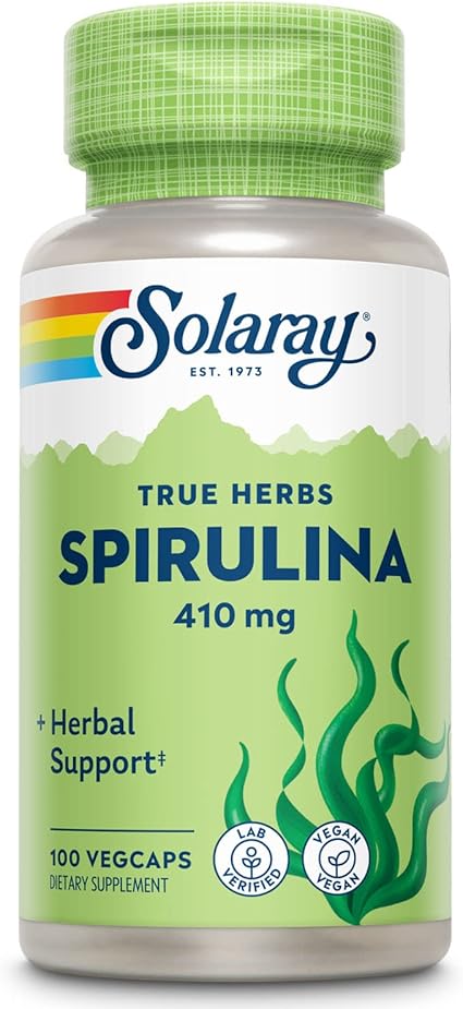 Spirulina 410mg 100VegCaps by Solaray