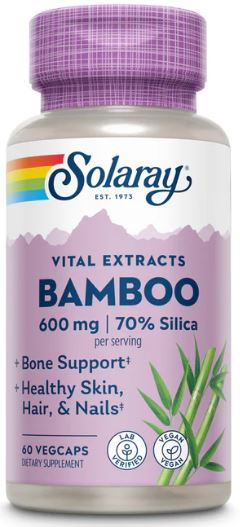 Bamboo Stem Extract 300mg 60VegCaps by Solaray