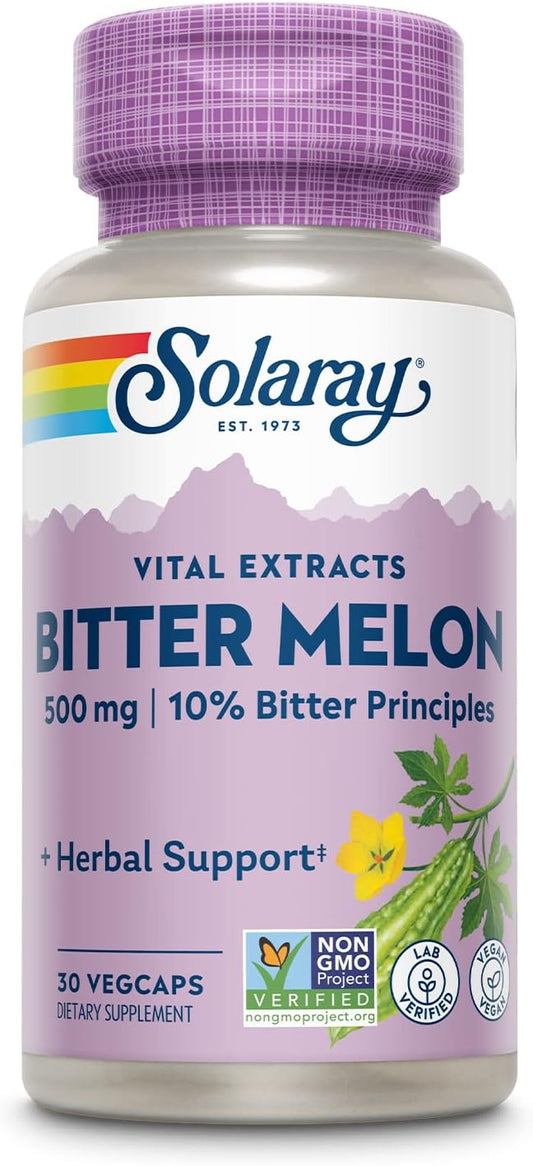 Bitter Melon Extract 500mg 30VegCaps by Solaray