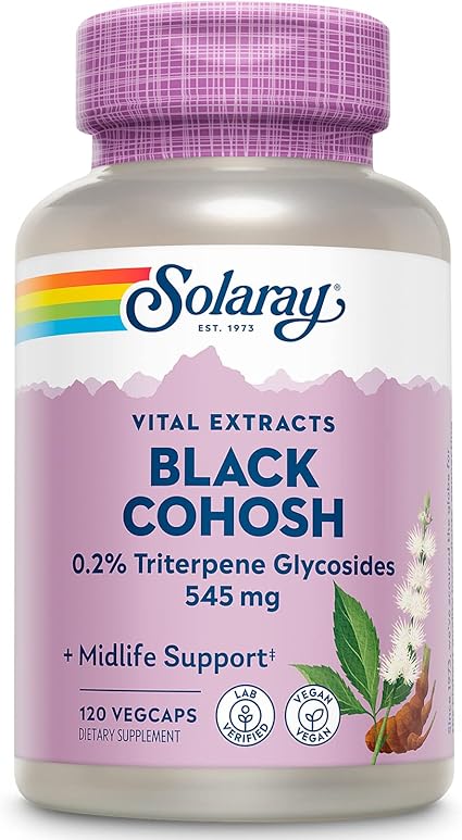 Black Cohosh Root Extract 545mg 120VegCaps by Solaray