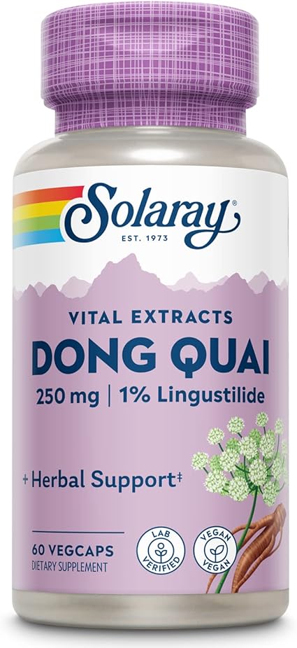 Dong Quai Root Extract 250mg 60VegCaps by Solaray
