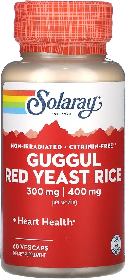 Guggul Red Yeast Rice 60VegCaps by Solaray