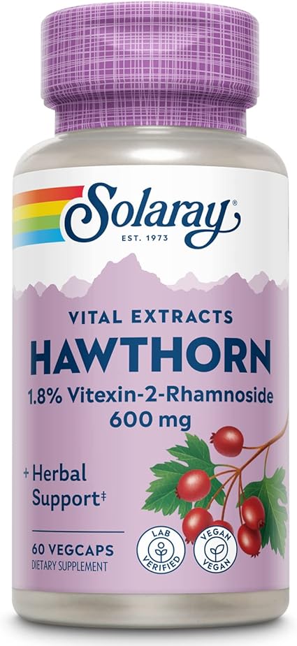Hawthorn Aerial Extract 300mg 60VegCaps by Solaray
