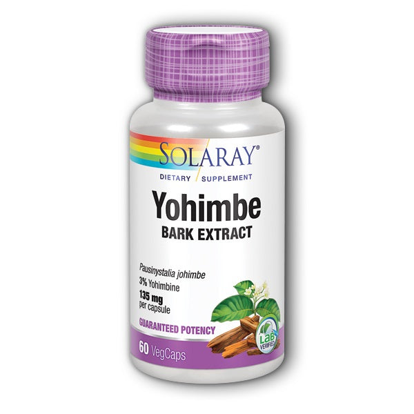 Yohimbe Bark Extract 135mg 60VegCaps by Solaray