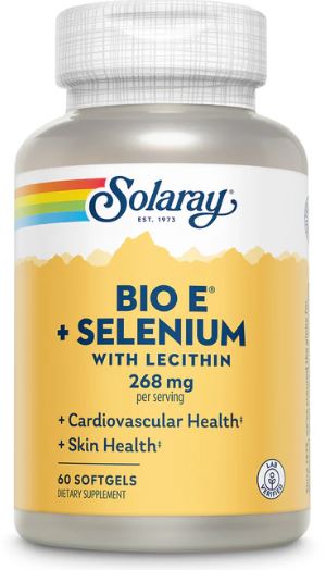 Bio E + Selenium 400 IU 60sg by Solaray