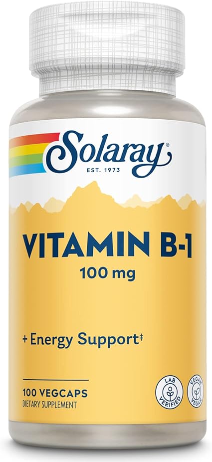 Vitamin B-1 100mg 100VegCaps by Solaray