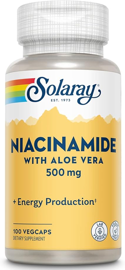 Niacinamide 500mg 100VegCaps by Solaray