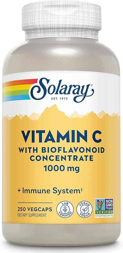 Vitamin C with Bioflavonoids 1,000mg 250VegCaps by Solaray