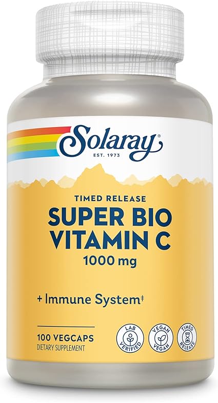 Timed Release Super Bio Vitamin C 100VegCaps by Solaray