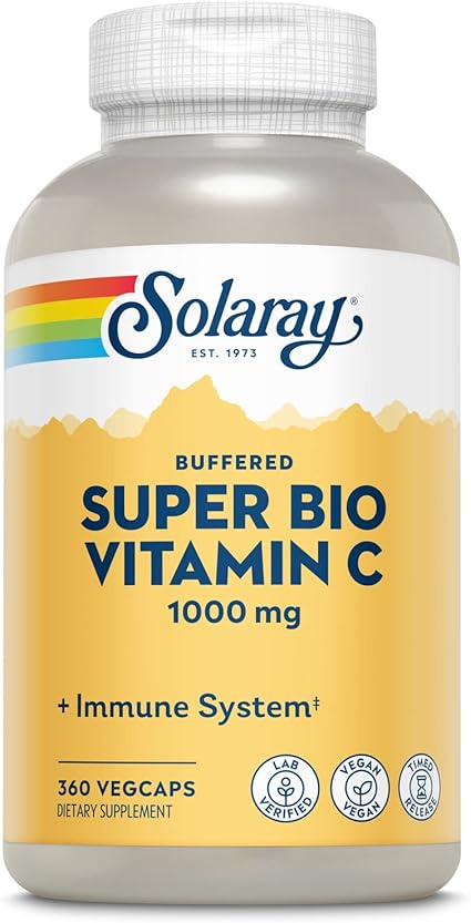 Timed Release Super Bio Vitamin C 360VegCaps by Solaray