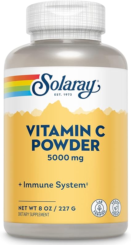 Vitamin C Powder 5,000mg 8oz by Solaray