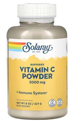 Buffered Vitamin C Powder 5,000mg 8oz by Solaray