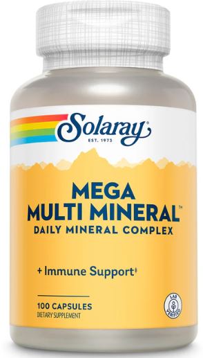 Mega Multi Mineral 100caps by Solaray