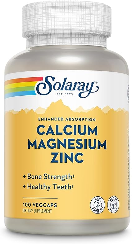 Calcium Magnesium Zinc 100VegCaps by Solaray