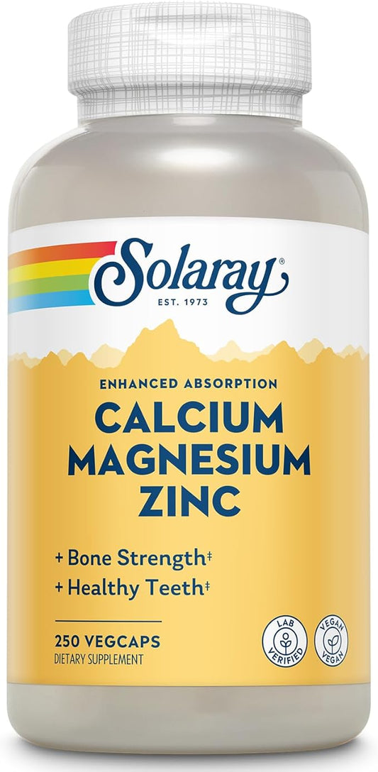Calcium Magnesium Zinc 250VegCaps by Solaray