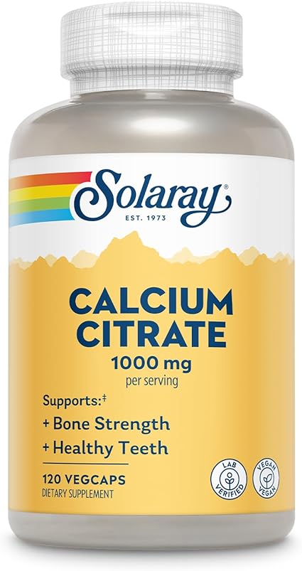 Calcium Citrate 1,000mg 120VegCaps by Solaray