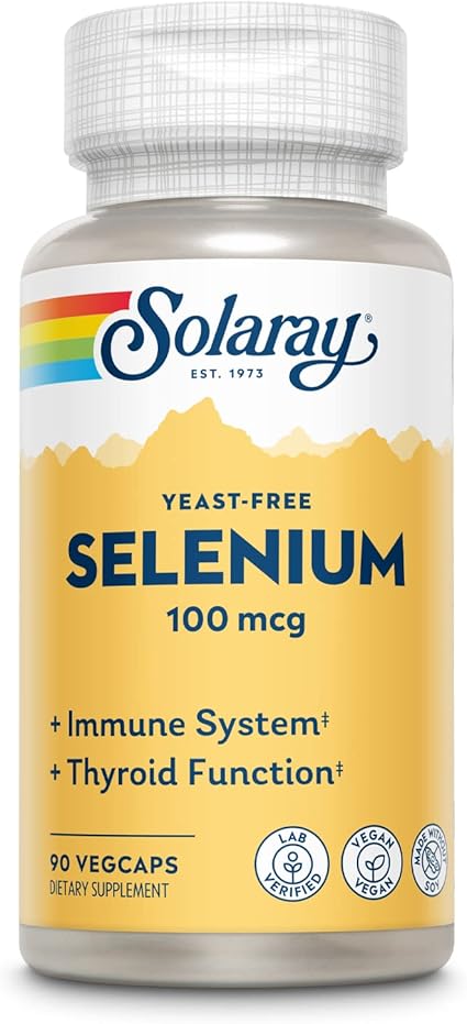 Selenium Yeast-Free 100mcg 90VegCaps by Solaray