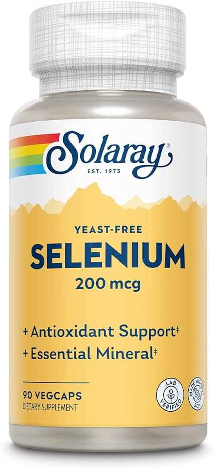Selenium Yeast-Free 200mcg 90VegCaps by Solaray
