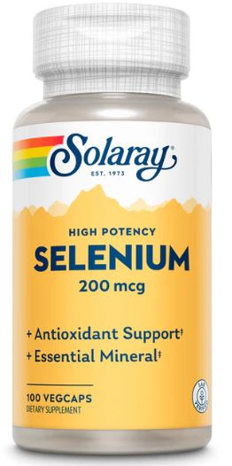 Selenium 200mcg 100VegCaps by Solaray